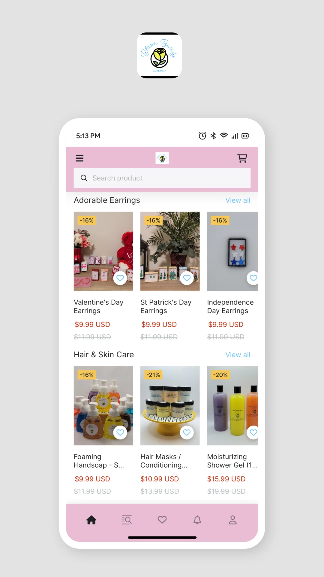 Bloom Beauty Company screenshot